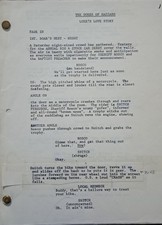 Dukes of Hazzard Fernsehskript für Episode Lukes Love Story