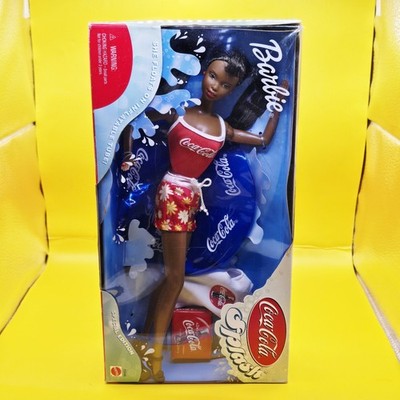 RARE Coca-Cola Splash Barbie Special edition Mattel 23046 New In Box! Coke Tube