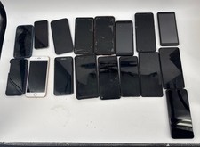 Lot Of 17 Smartphones iPhone Samsung LG Motorola TCL For Parts Only Untested