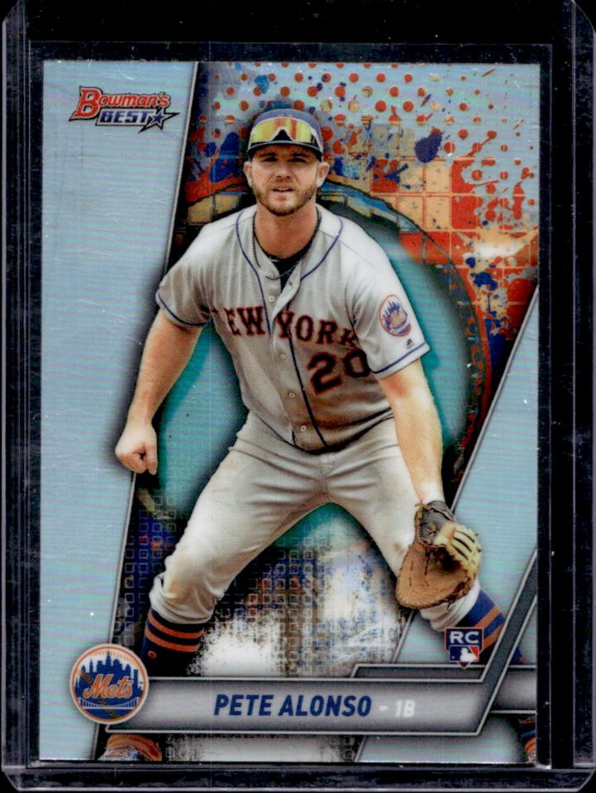 2019 Bowman's Best Pete Alonso RC Refractor Rookie #32 Mets