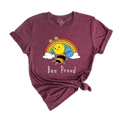 Bee Proud Shirt, Funny LGBT Shirt, LGBTQ Pride Shirt, Animal Lover Shirt, Cute L