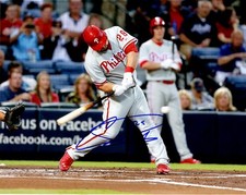 Signed  8x10 CAMERON RUPP Philadelphia Phillies Autographed photo - COA 
