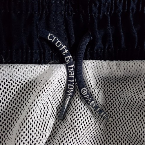 C&B Croft & Barrow Men's Size L Swim Trunks Board Shorts Blue White Red Pockets - Picture 4 of 4