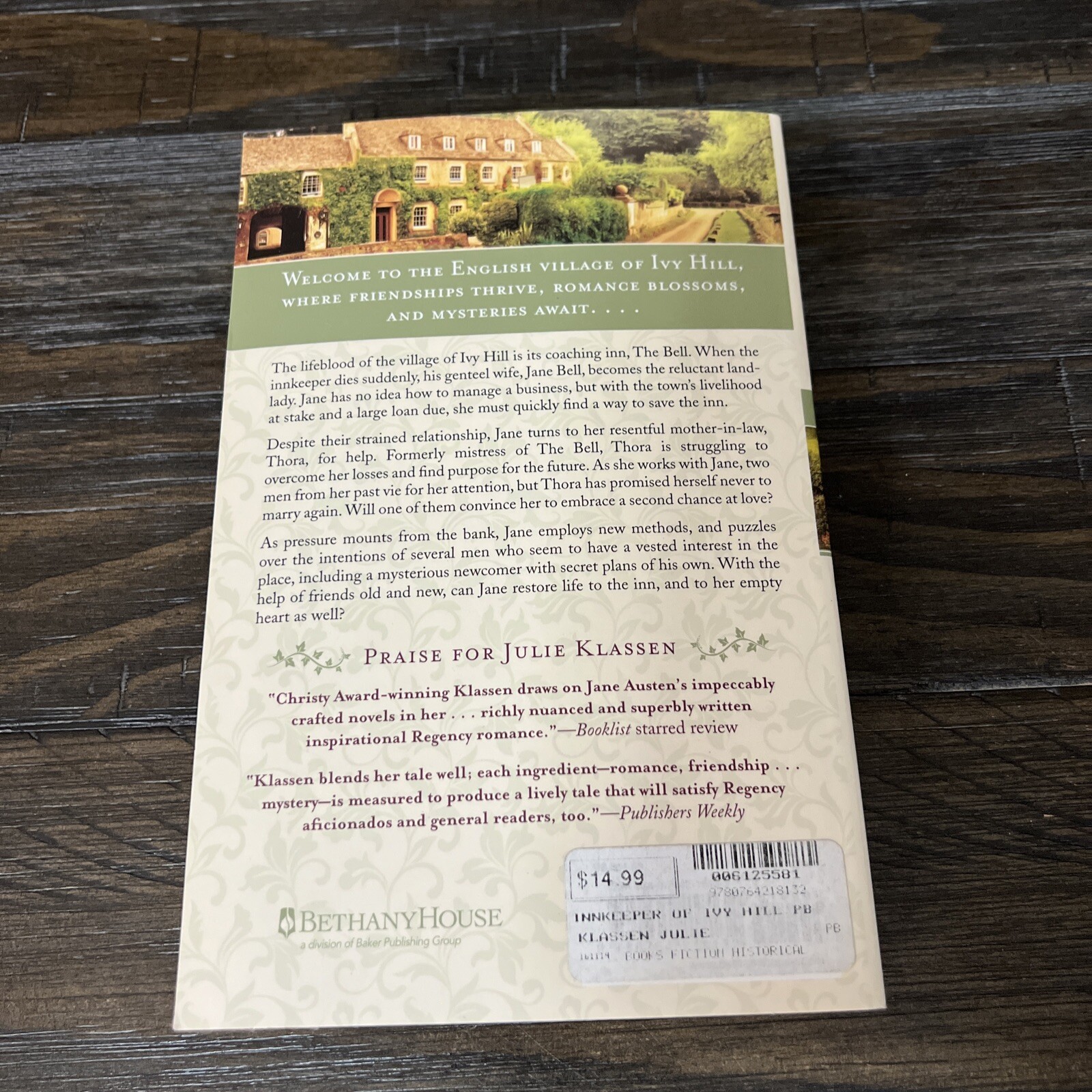 The Innkeeper Of Ivy Hill Paperback Book By Julie Klassen