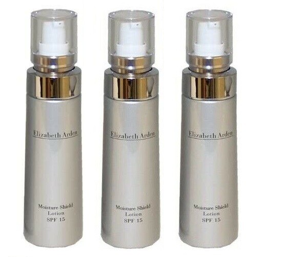 Elizabeth Arden Moisture Shield SPF15 Lotion 50ml Trio Pack Fresh Stock
