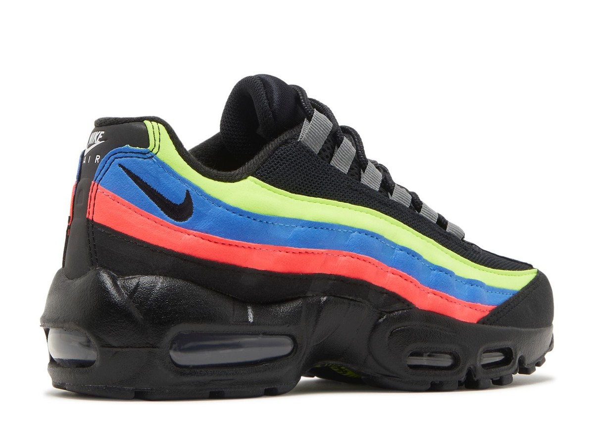 靴 nike air max 95 black neon Nike Air Max 95 Black Neon Men's - FV4710-001 - US