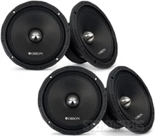 4x Orion Audio 1600 Watt 8" Mid Range Bass Loud 4 Ohm Midrange Speakers XTX854