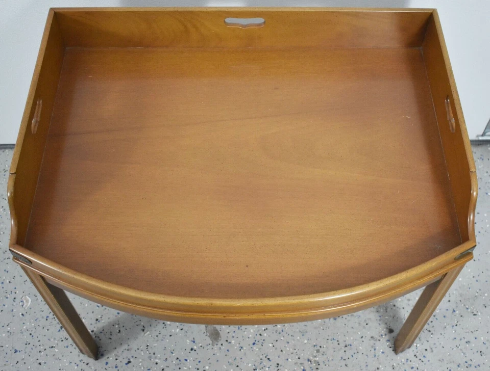 Mesa de centro Kittinger Colonial Williamsburg WA-1042 Chippendale mesa de mayordomo Foto 4 de 4