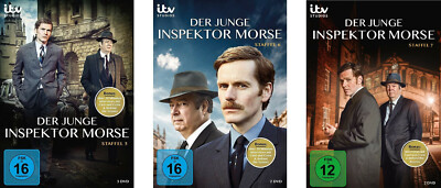 7 DVDs * DER JUNGE INSPEKTOR MORSE - STAFFEL / SEASON 5 + 6 + 7 IM SET # NEU &