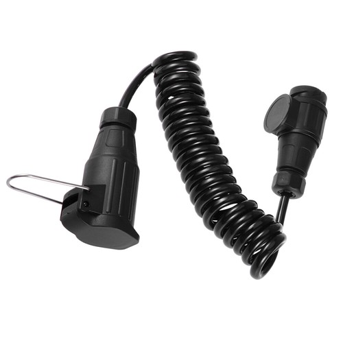 12 V Trailer Plug Cord Automotive Electrical Truck Spring Coiled Cable - 第 3/11 張圖片