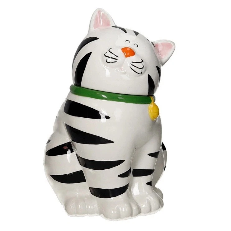 Barattolo Biscottiera ANIMALI con Sensore Sonoro Verso Rumore BRANDANI Miao Bau, fotografia 3 di 5