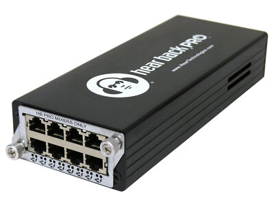 Hear Technologies PRONET-B PRO Mixer 8-Port RJ45 for Hear Back Systems/Black