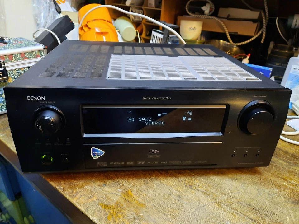 Guter Denon AVR-3808,7.1 High Definition A/V-Receiver,HDMI 1.3, 170 W, Schwarz  - Bild 3 von 4