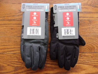 Free Country Men's Soft Shell Touchscreen Compatible Insulated Gloves - CHOICE
