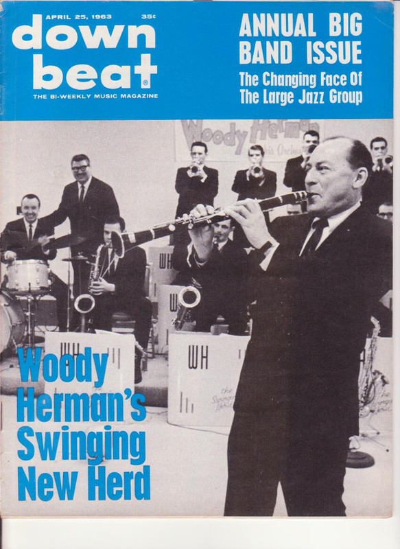Down Beat Jazz Music Magazine-April 25, 1963-Big Band Issue-W. Herman,Earl Hines