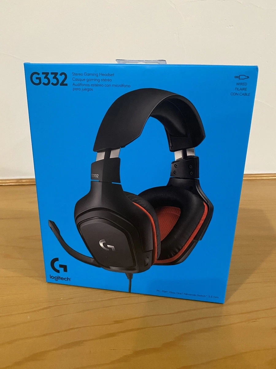 Casque Gaming Stéréo Logitech G332 pour PC, PS4, Xbox One, Nintendo Switch  (G332)