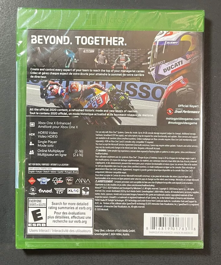 Moto GP 20 - Xbox One - Compra jogos online na