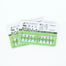 2 x Kits J&J Ortho BRILLA™ Dental Orthodontic Metal Bracket