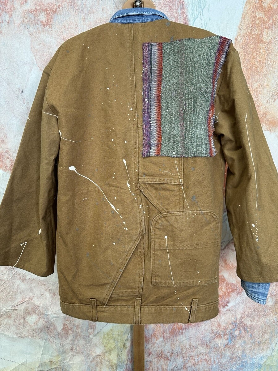 Free People Tricia Fix Carhartt Mixed Jacket Size XS/S $498