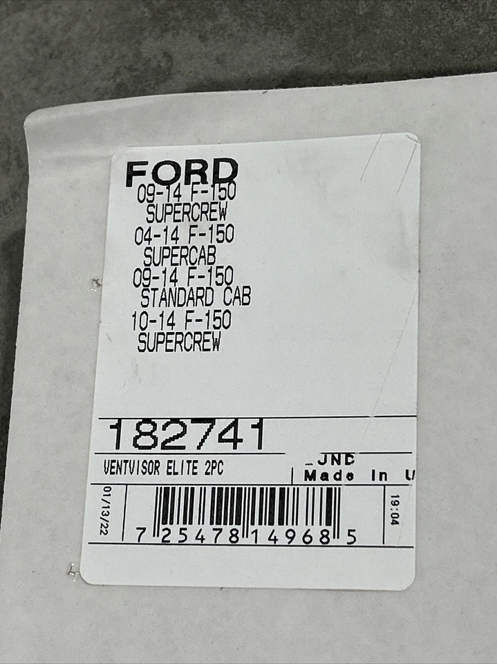 Lund 09-14 F-150 Supercrew - Deflectores de ventana Ventvisor Elite (2 piezas) *NUEVO* Foto 2 de 4