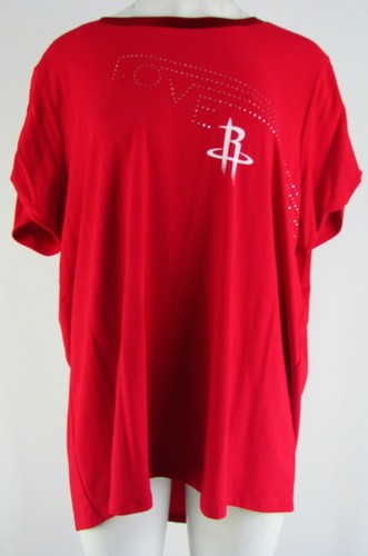 Houston Rockets NBA Touch Curve Women's Plus Size Red "Love" Shirt - 第 1/5 張圖片