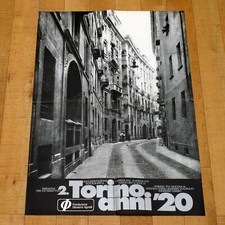 TORINO ANNI '20 poster manifesto Mario Gabinio Fotografia Quadrilatero Romano