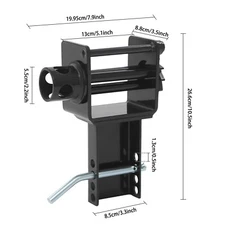4 PCS Heavy Duty Trailer Stake Pocket Winch 5400 LBS Trailer Stake Pocket Winch