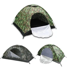 Outdoor Camping Tent 1-4 Person Single Layer Portable Tent Hiking Equipment Tent