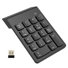 NOOX Wireless Number Pad, Numeric Keypad Numpad Keyboard 10 Key USB Keypad Of...