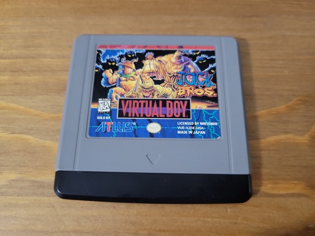 Jack Bros. Nintendo Virtual Boy Cart Only - Tested & Working ENGLISH VERSION!
