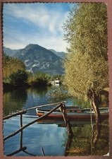 CARTOLINA DI POSTO DA IDENTIFICARE - LAGO BARCA MONTAGNA