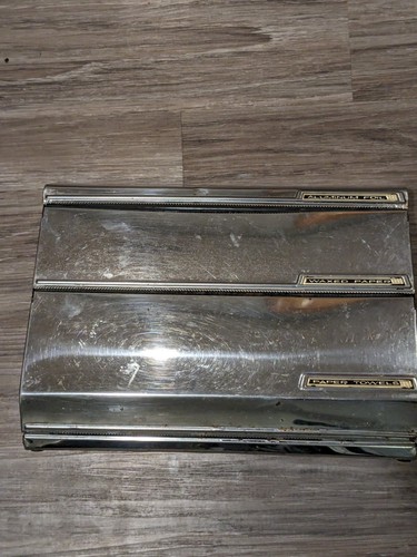 Vintage Lincoln Beautyware Chrome Dispenser for Foil, Wax Paper, & Paper Towel - Picture 3 of 24