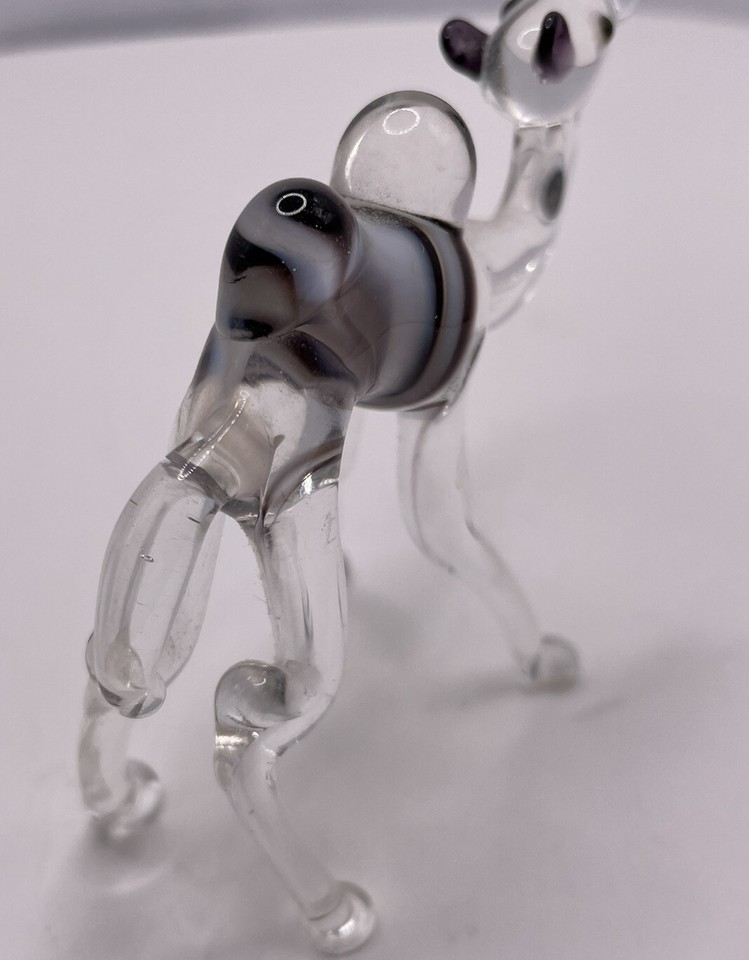 Crystal Camel Figurine Hand Blown Glass 2 Hump Sculpture Collection eBay