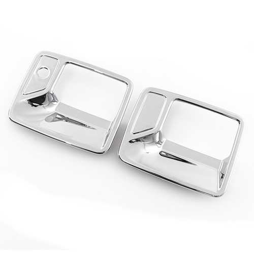 Chrome Door Handle Cover Trim w/ PSK For Ford F250 F350 F450 Super Duty 2008-16 - Foto 7 di 10