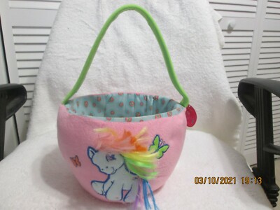 My Little Pony Easter Basket New With Tag Pink Multicolor