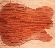 Figure Telecaster Guitar Top Padauk Hardwood Bookmatched Set Luthier Supply