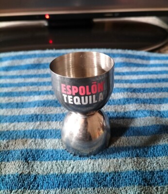 Jigger IN Metall Portionierer Messgerät Cocktail Aperitife Espolon Tequila Neu