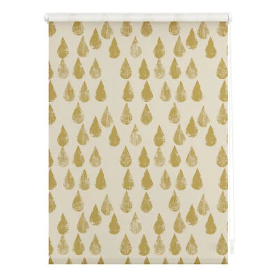 JULIA SCHUMACHER BY LICHTBLICK Rollo Klemmfix, ohne Bohren, Verdunkelung, Golden Drops - Gold