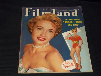 1954 NOVEMBER FILMLAND MAGAZINE - TERRY MOORE FRONT COVER - E 15255