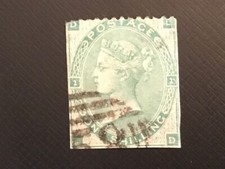 ICOLLECTZONE Great Britain 42 Plate 1 Very Fine used trimmed CV $425