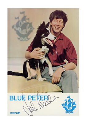 John Noakes and Shep TV Blue Peter repro autograph poster with choice of  frame UK