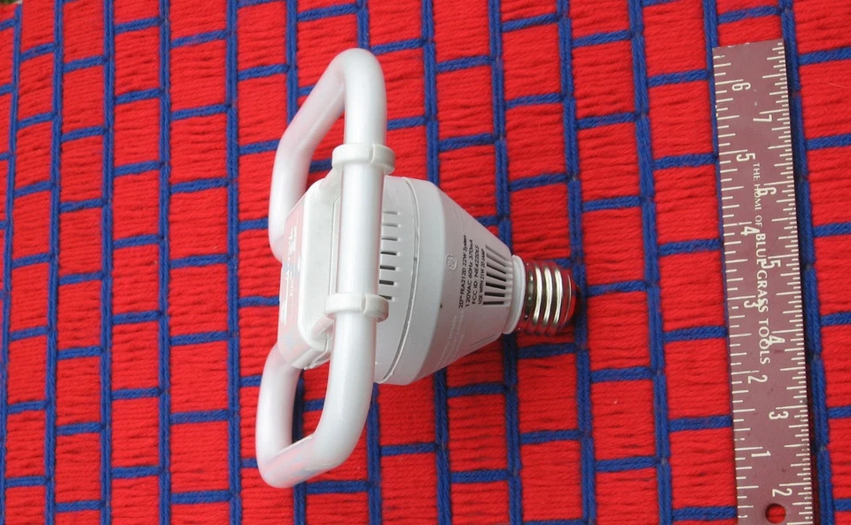 GE компактный люминесцентный расти лампа 2D CFL 21 Вт бесплатный T5 адаптер 2700K цветение - Изображение 4 из 4