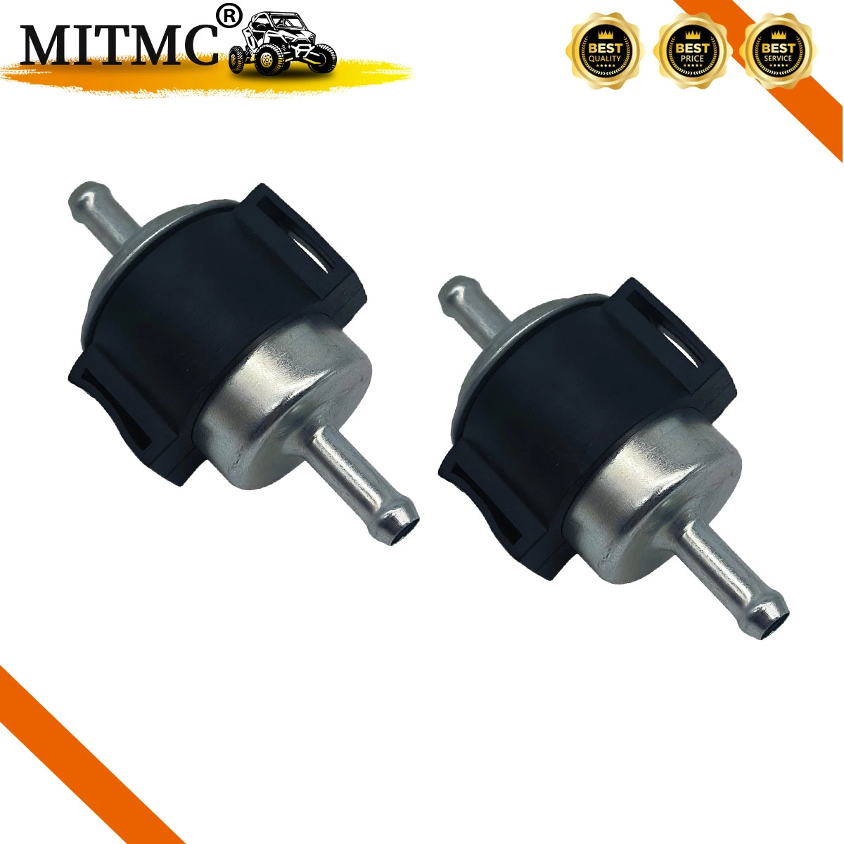 2PCS Fuel Filter U01A52010001 for Segway 570 Snarler AT6 Villain SX10 Fugleman