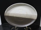 RARE Vtg 1960s McCoy Sandstone 13" Oval Serving Platter Tri Color Color  #7062
