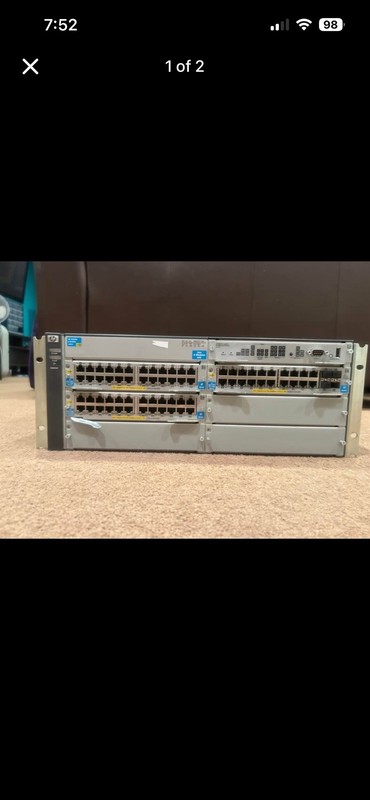 HP E5406 ZL Modular Network switch 72 Port Dual pSU