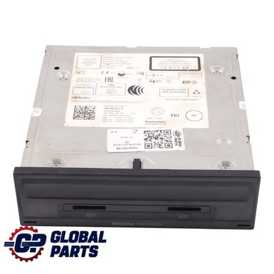 Skoda Octavia 5E MMI Multimedia SAT NAV Radio Stereo Steuergerät 5Q0035874B
