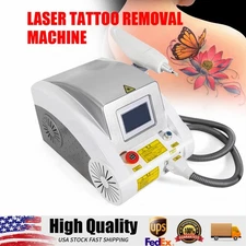 Q Switched ND Yag Laser Tattoo Removal Machine Eyebrow Pigment Remove Freckle US