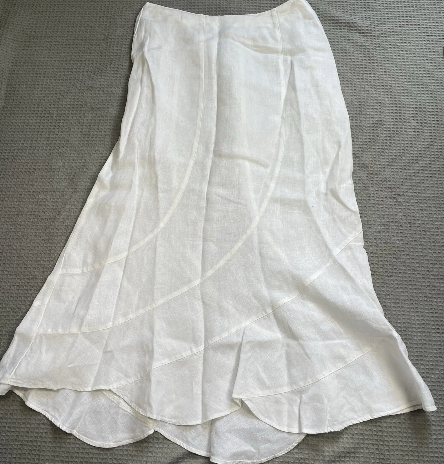 Cut Loose 100% Linen Maxi Skirt XL Womens White Lagenlook Beach Coastal Flowy
Opens in a new window 