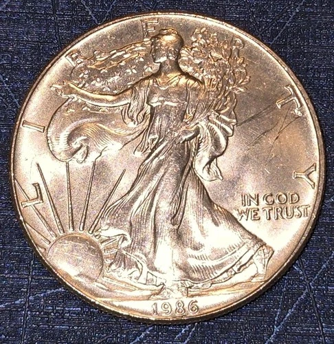 Better Date 1986 American Silver Eagle 1 Troy Oz .999 Fine Silver