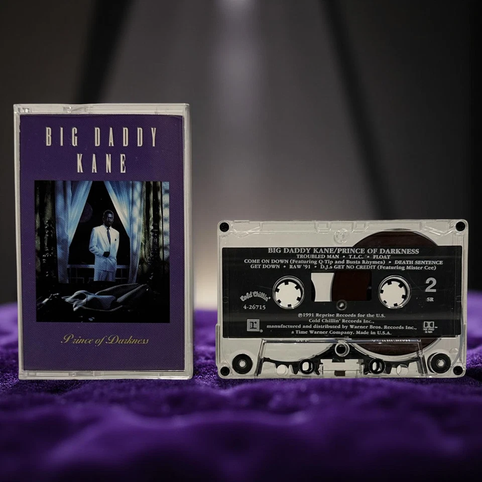 •BIG DADDY KANE - PRINCE OF DARKNESS• ~1991 OG PRESSING~ (CASSETTE TAPE) - Image 3 of 4